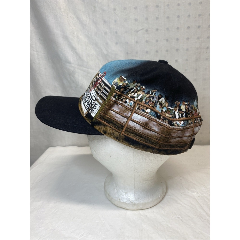 Cheyenne Frontier Days Trucker Hat Cap Graphic Print Roping Rodeo Hook/Loop - Picture 5 of 8